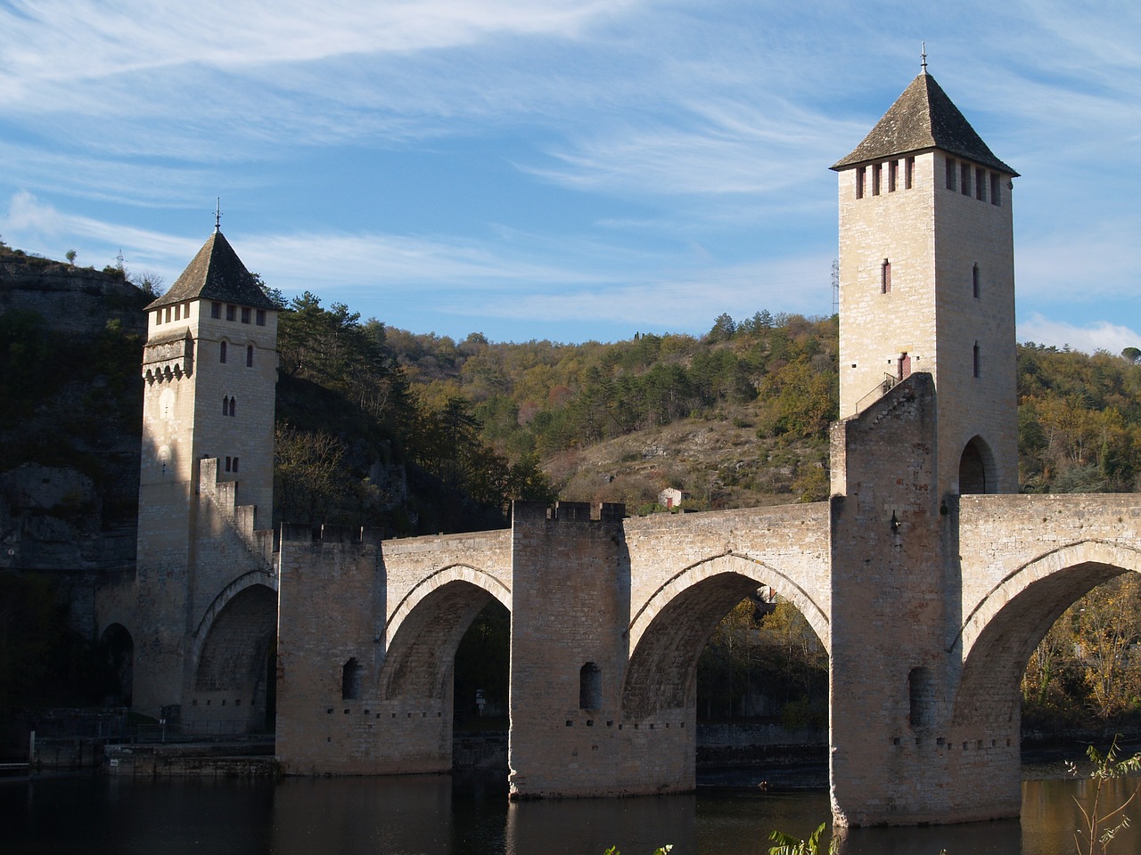 Tiltas, Cahors, Daug, Pont Valentré, Daug Upės, Nemokamos Nuotraukos,  Nemokama Licenzija