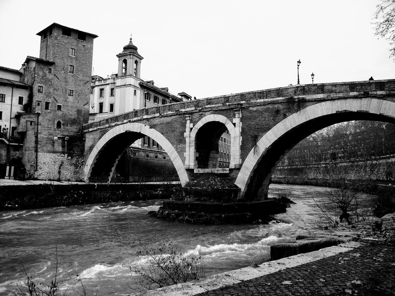 Tiltas, Roma, Senovės Roma, Tiber, Italy, Nemokamos Nuotraukos,  Nemokama Licenzija