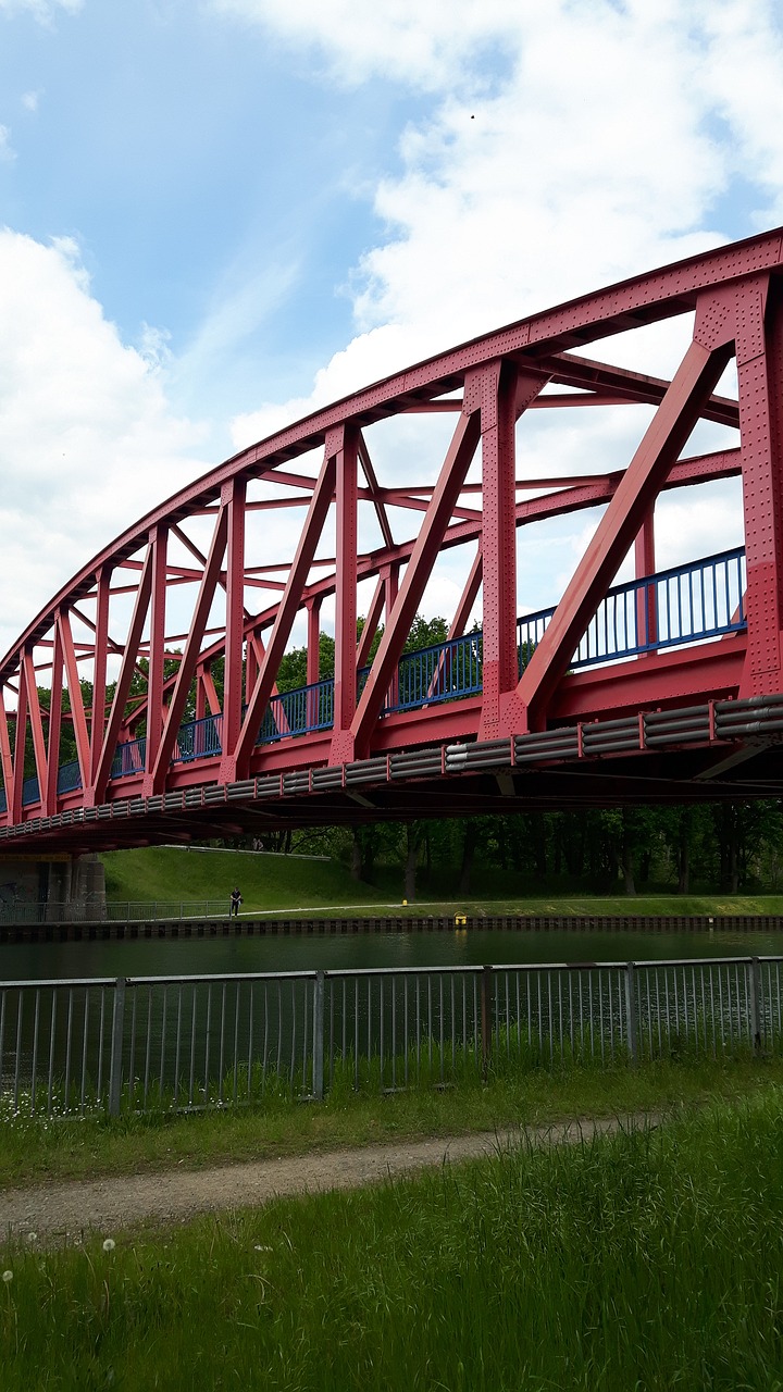 Tiltas, Kanalas, Rhine Herne Kanalas, Nemokamos Nuotraukos,  Nemokama Licenzija