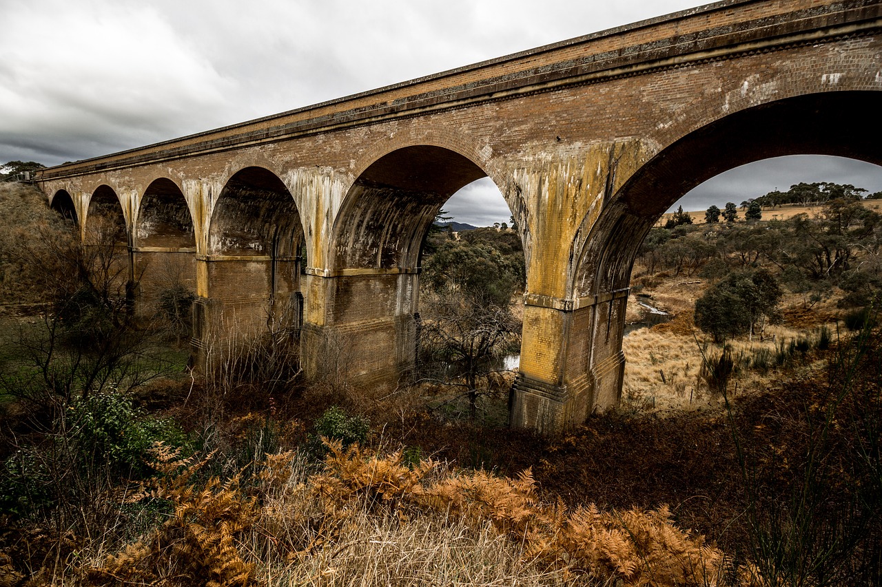 Tiltas, Geležinkelis, Istorinis, Lithgow, Architektūra, Kraštovaizdis, Istorinis, Statyba, Geležinkelis, Viadukas