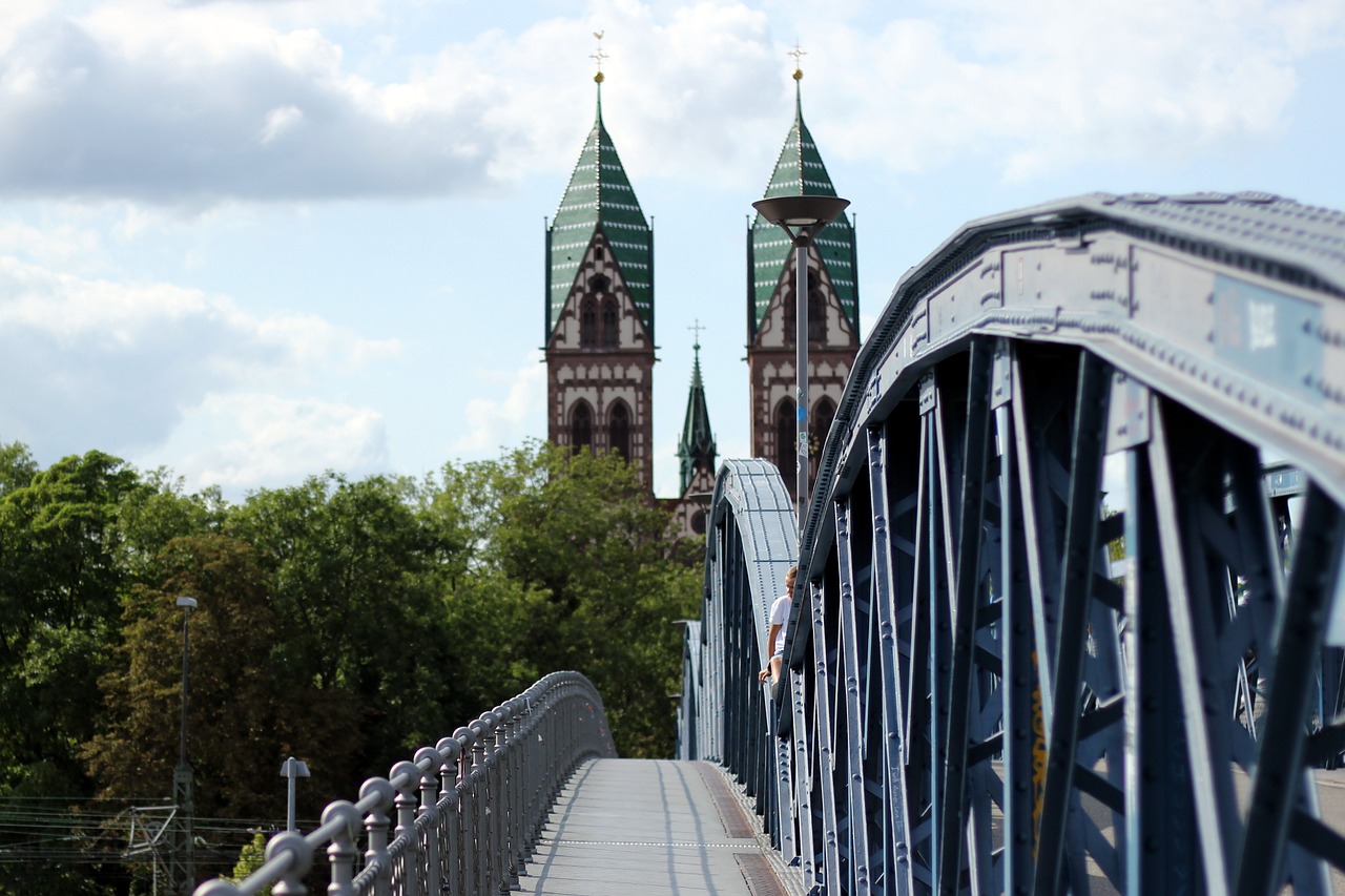 Tiltas, Mėlynas Tiltas, Freiburgas, Bokštas, Architektūra, Miestas, Nemokamos Nuotraukos,  Nemokama Licenzija