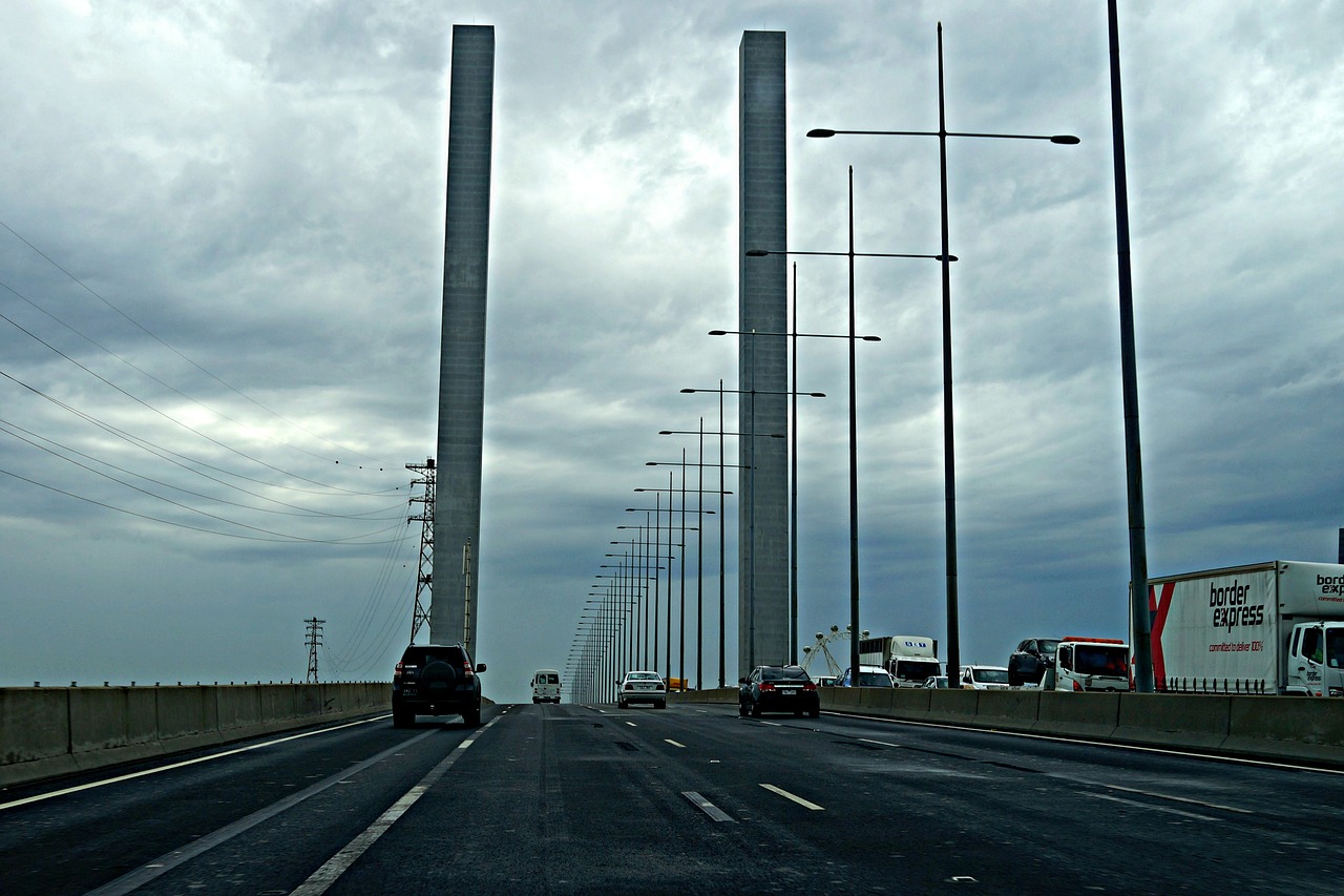 Tiltas, 2 Stulpai, Greitkelis, Transportas, Melburno Miestas, Nemokamos Nuotraukos,  Nemokama Licenzija