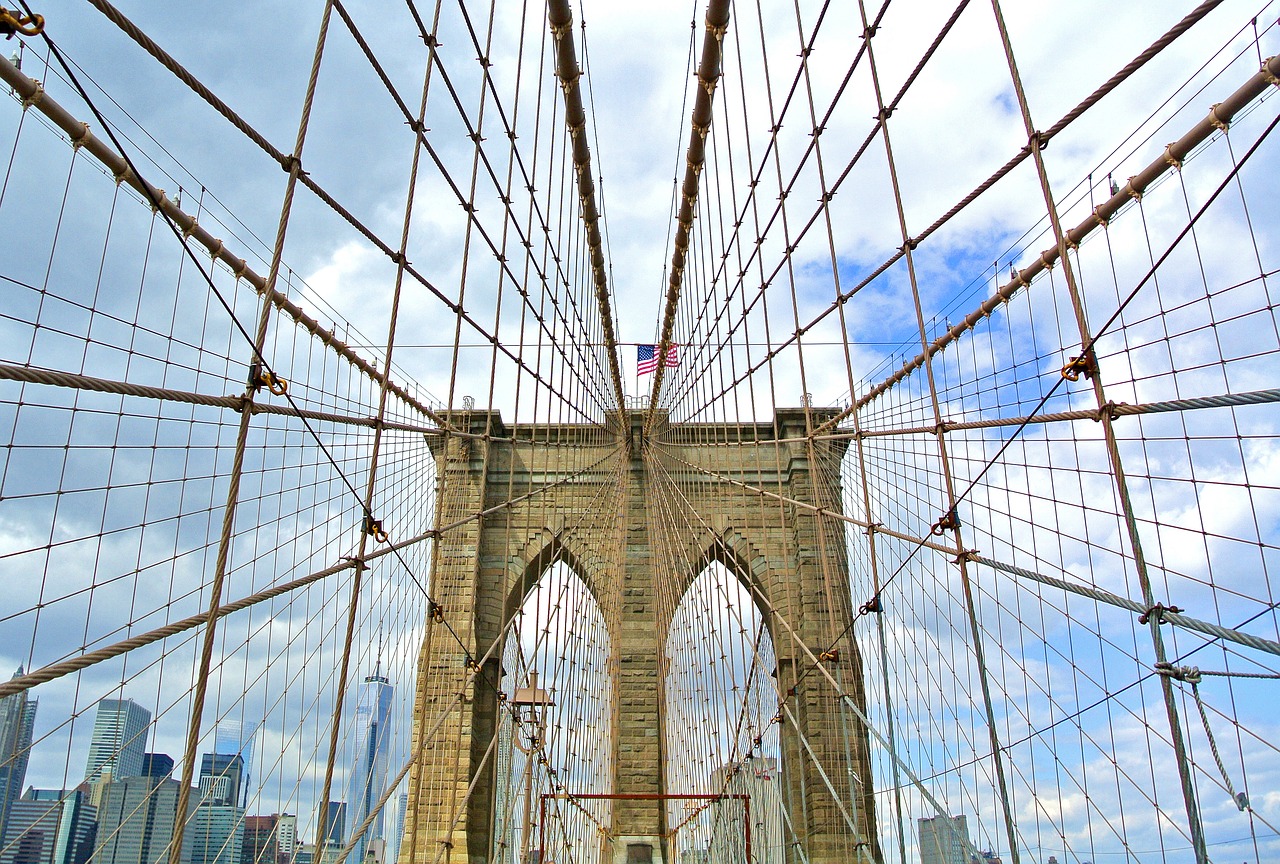 Tiltas, Niujorkas, Brooklynas, Miestas, Pastatas, Struktūra, Architektūra, Miesto, Nyc, Torres