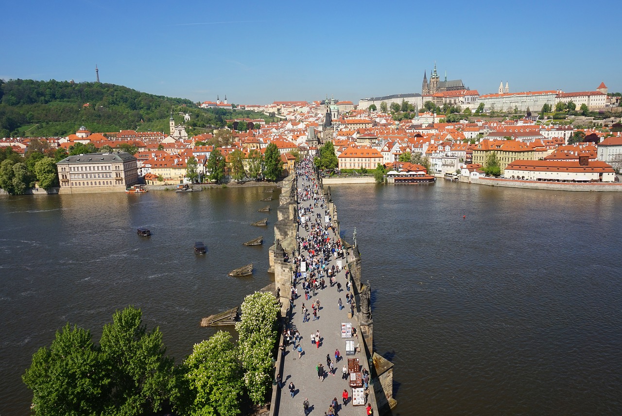 Tiltas,  Praha,  Čekija,  Upė,  Miestovaizdis,  Miestas,  Pilis,  Hill,  Bokštas,  Žiūrėti Bokštas