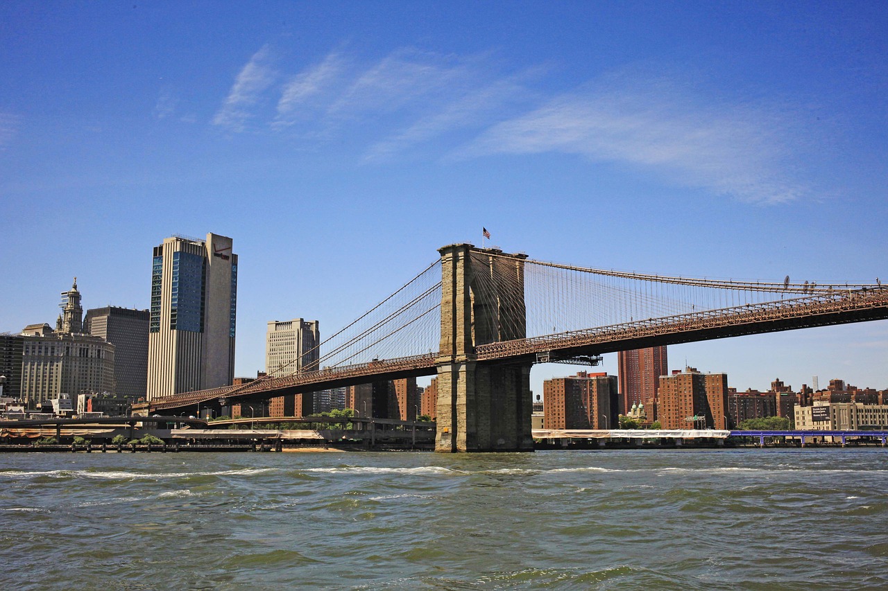 Tiltas,  Niujorkas,  Manhattan,  Miesto,  Bruklino Tiltas,  Dangoraižis,  Nyc,  Miestovaizdis,  Skyline,  Upė