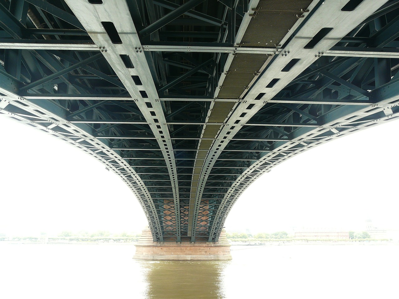 Tiltas, Plieninis Tiltas, Metalinės Strypeliai, Statyba, Pastatas, Rinas, Mainz, Nemokamos Nuotraukos,  Nemokama Licenzija