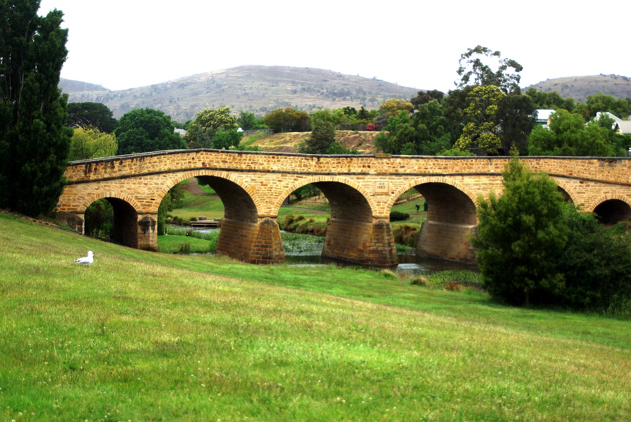 Tiltas, Arkos, Struktūra, Smiltainis, Tasmanija, Australian, Paminklas, Akmuo, Senas, Architektūra