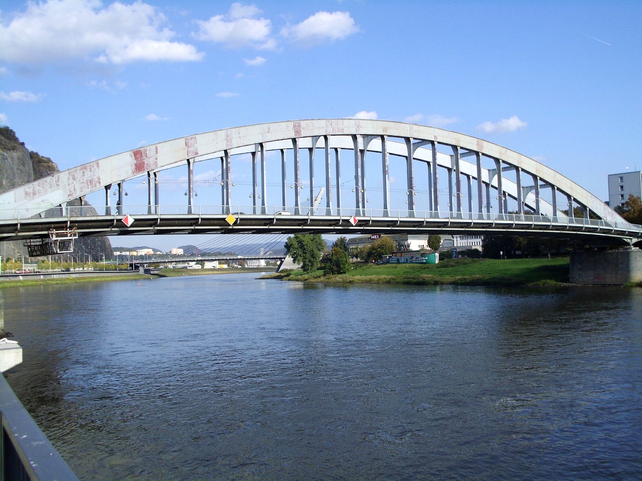 Tiltas, Benezės Tiltas, Upė, Elbe, Vanduo, Gabenimas, Perėjimas, Ústí Nad Labem, Nemokamos Nuotraukos,  Nemokama Licenzija