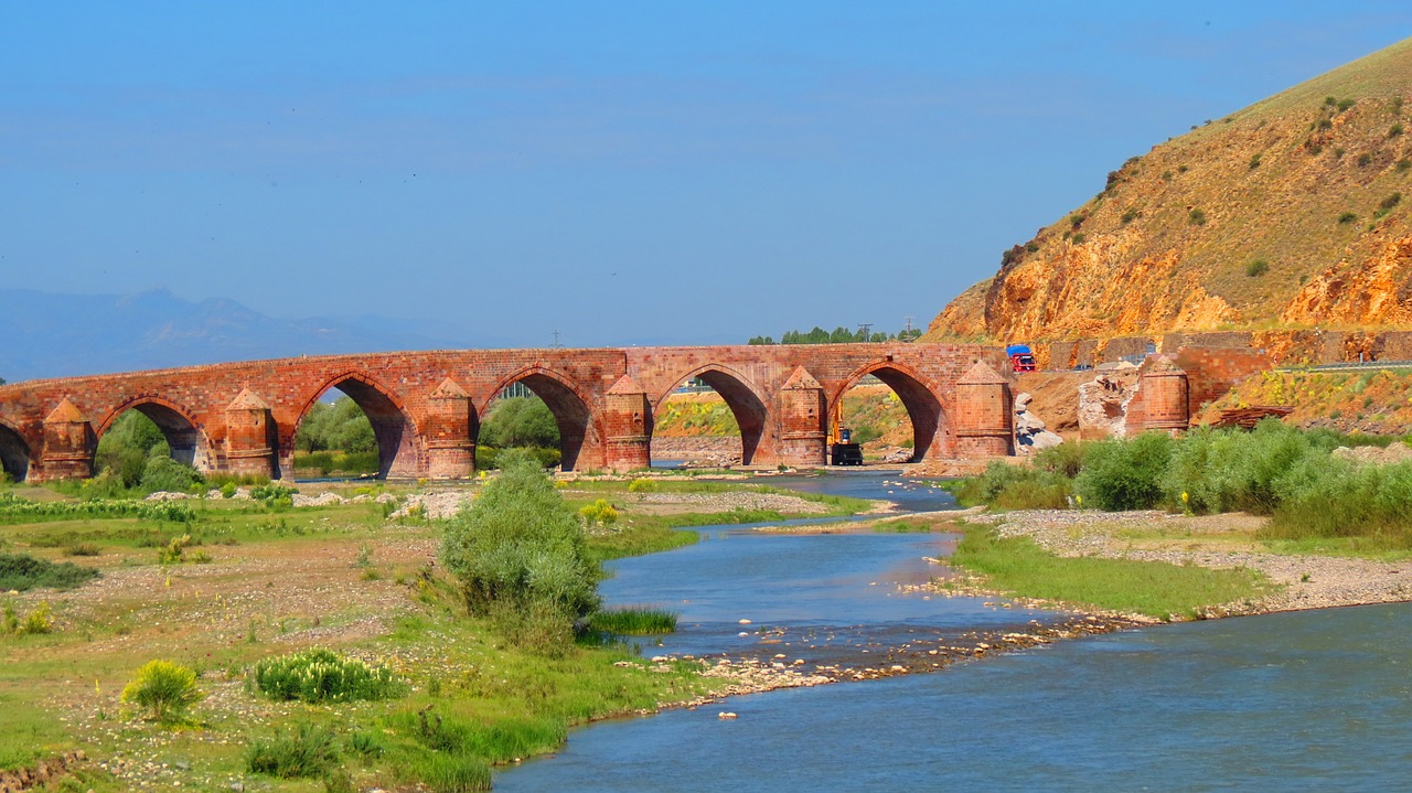 Tiltas, Çobandede, Erzurum, Köprüköy, Nemokamos Nuotraukos,  Nemokama Licenzija