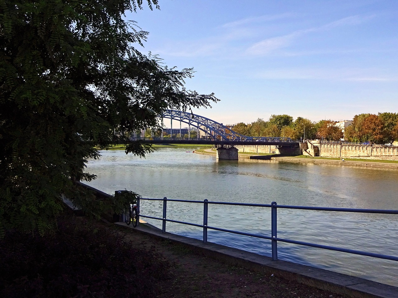 Tiltas, Wisla, Kraków, Upė, Panorama, Pastatai, Kraštovaizdis, Vanduo, Miestas, Ant Upės