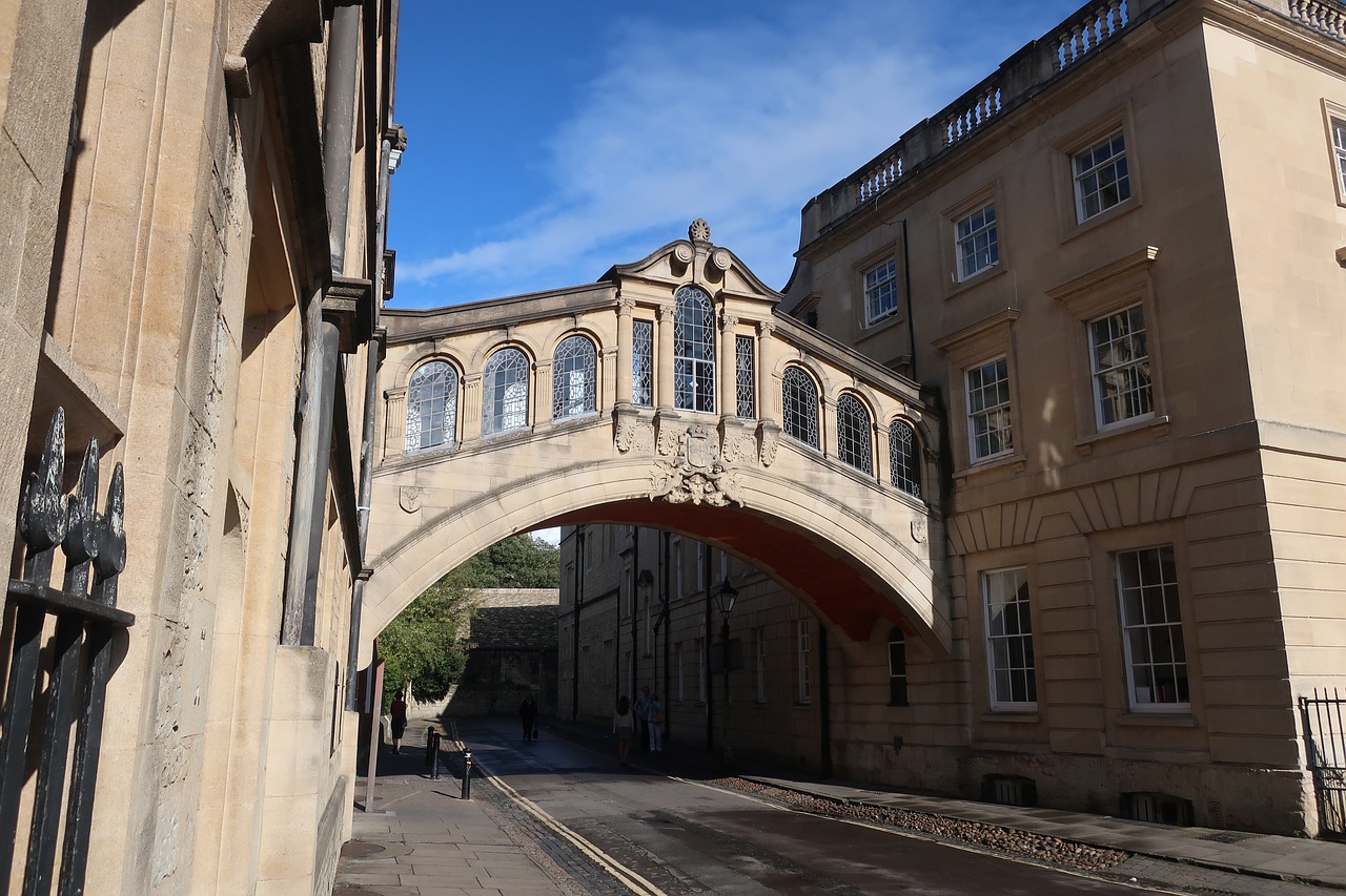 Atodūsių Tiltas,  Oxford,  Universitetas,  Architektūra,  Anglija,  Tiltas,  Kolegija,  Uk,  Statyba,  Atsidūsta