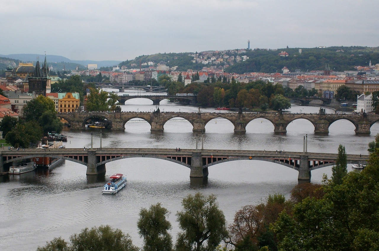 Tiltai, Kraštovaizdis, Prague, Architektūra, Panorama, Upė, Nemokamos Nuotraukos,  Nemokama Licenzija