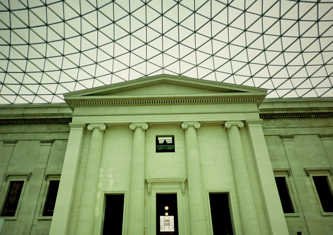 Britų Muziejus, Norman Fooster, Architektūra, Klasikinis, Šiuolaikiška, Tiltas, Londonas, Kultūra, Uk, Turizmas