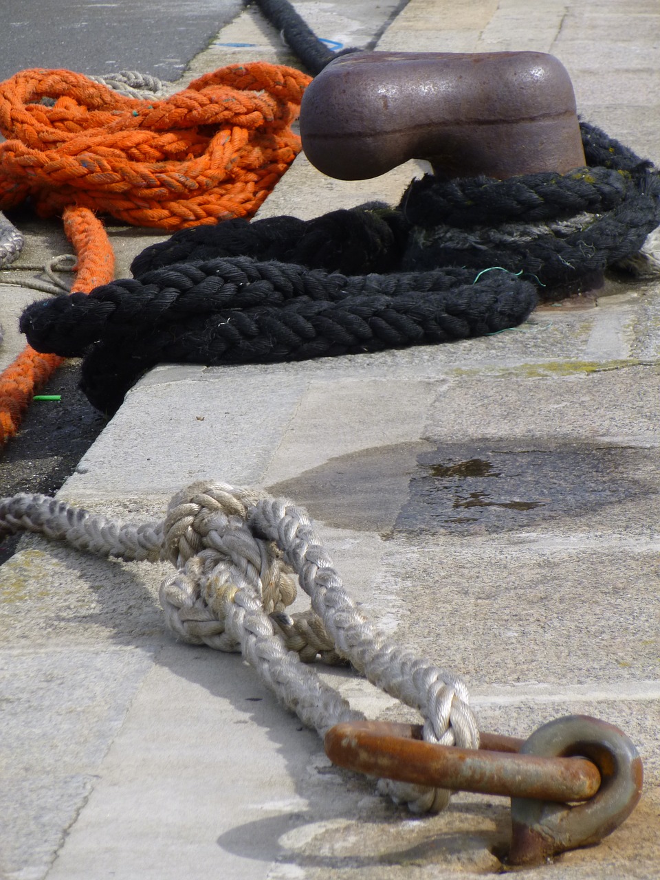 Brittany, Švartavimosi Vietos, Uostas, Finistère, Roscoff, Bollard, Nemokamos Nuotraukos,  Nemokama Licenzija