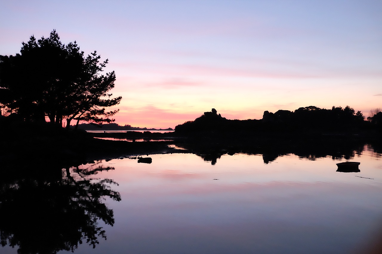 Brittany, Saulėlydis, Jūra, France, Šventė, Nemokamos Nuotraukos,  Nemokama Licenzija