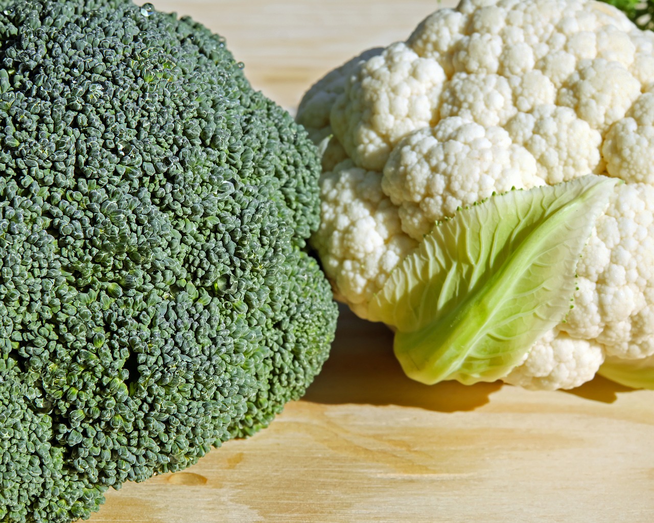 Brokoliai, Žiediniai Kopūstai, Daržovės, Bio, Sveikas, Vitaminai, Maistas, Frisch, Veganas, Daržovių Augalas