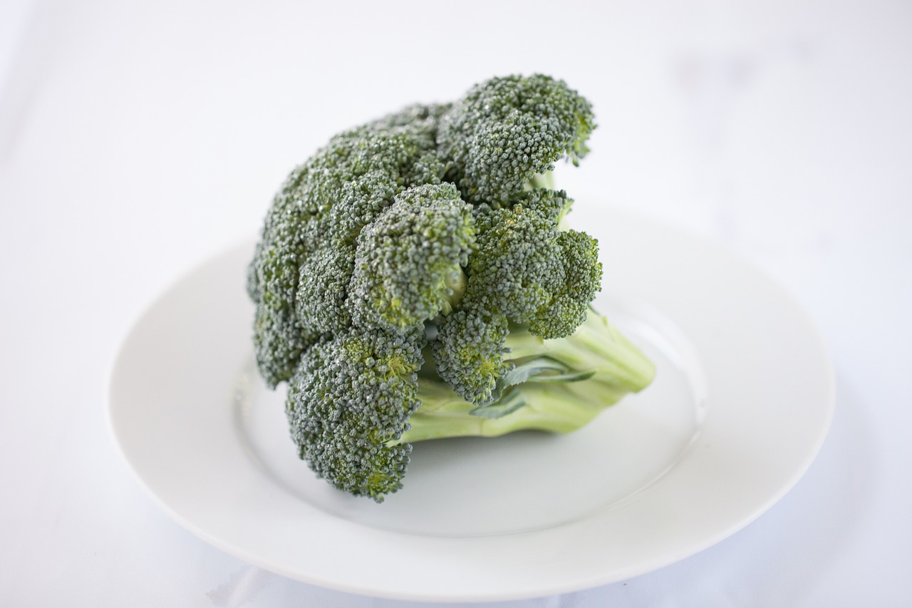 Brokoliai, Daržovės, Salotos, Žalias, Sveikata, Maistas, Vegetariškas, Veganinis Maistas, Žalias Maistas, Plokštė