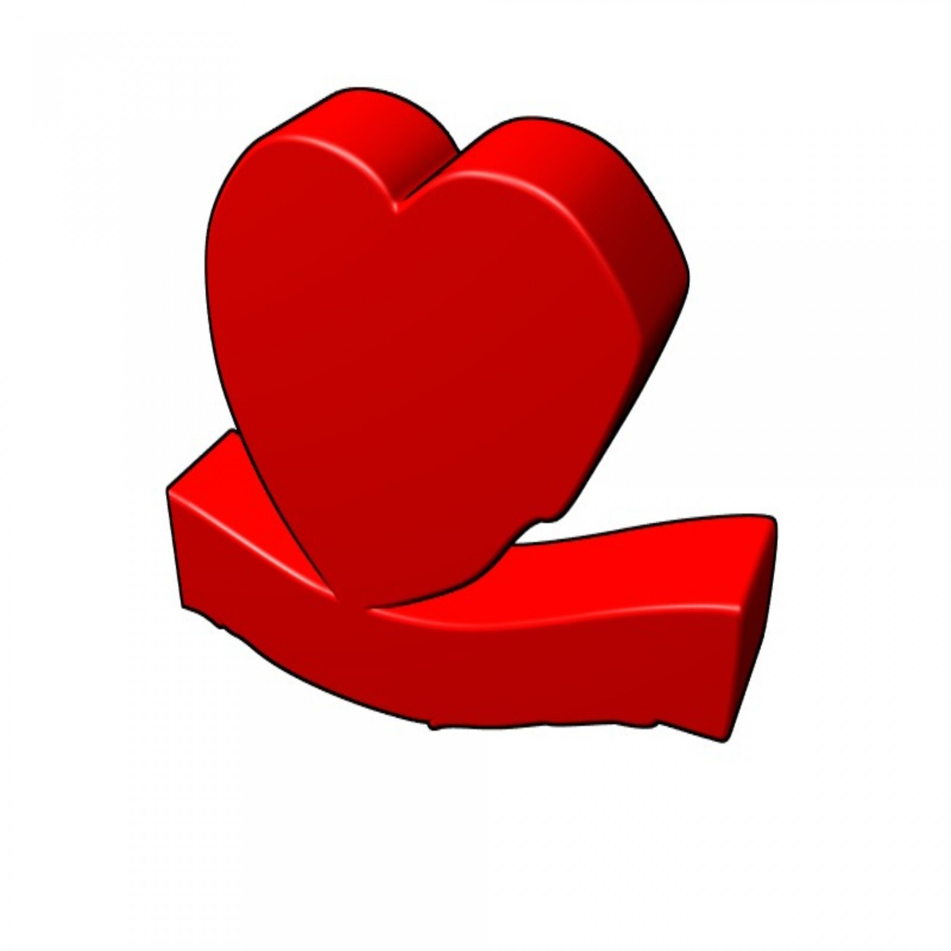 Širdis,  Meilė,  Plastmasinis,  Formos,  Objektas,  3D,  Raudona,  Sunaikintas,  Valentines,  Dovanos