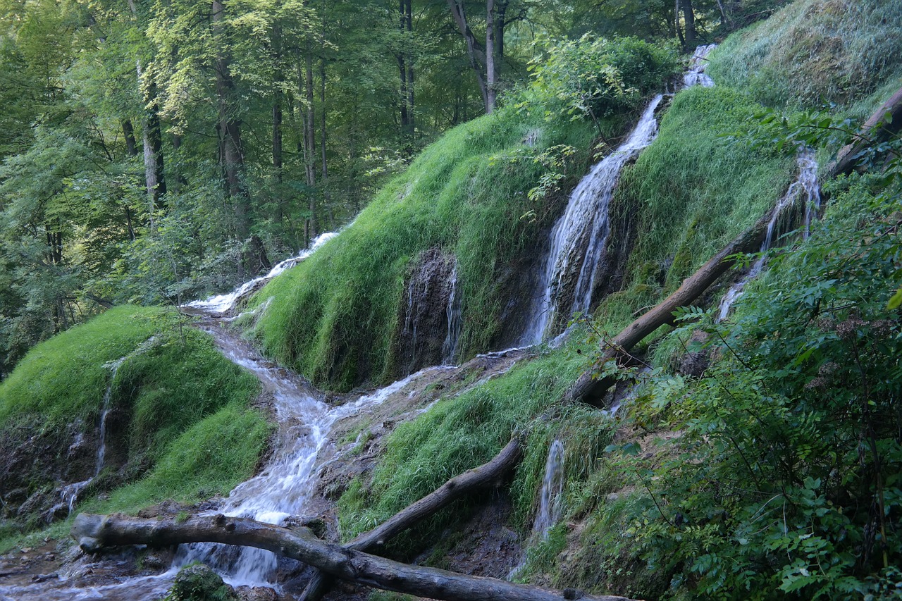 Srautas, Vanduo, Puikus Upelis, Idiliškas, Žalias, Haunting, Samanos, Samanos, Uracho Krioklys, Krioklys