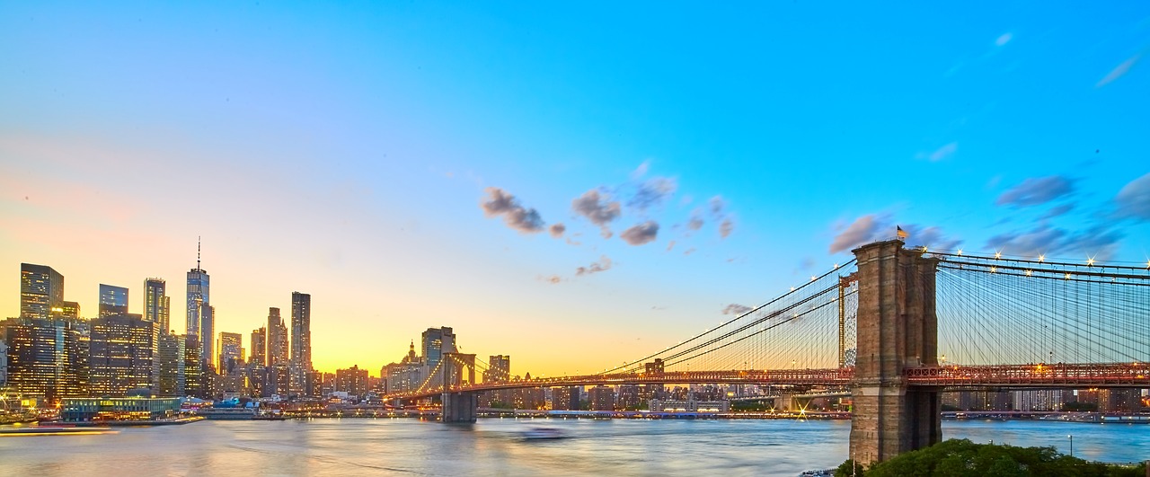 Brooklyn,  Bruklino Tiltas,  Tiltas,  Skyline,  Architektūra,  Miesto,  Žymus Objektas,  Istorinis,  Upė,  Miestovaizdis