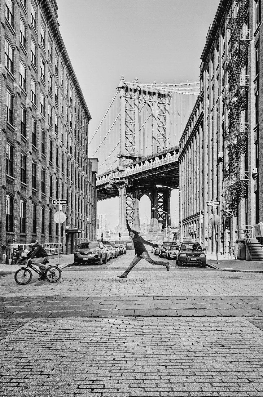 Brooklynas, Niujorkas, Niujorkas, Miestas, Autoportretas, Kelionė, Architektūra, Tiltas, Usa, Nyc