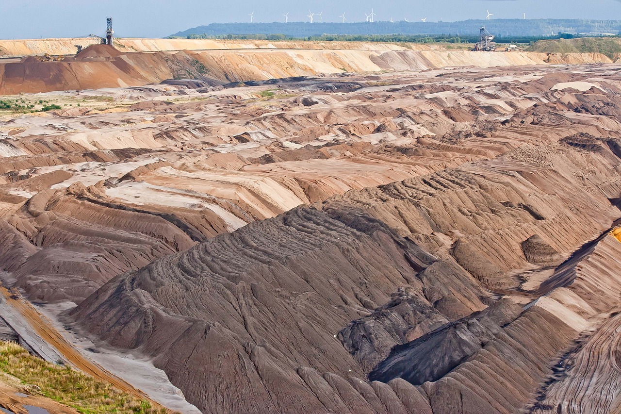 Rusvos Akmens Anglies, Energija, Garzweiler, Kibiras Ratiniai Ekskavatoriai, Atviros Kasyklos, Technologija, Pramoninė Gamykla, Industrija, Prekė, Nemokamos Nuotraukos