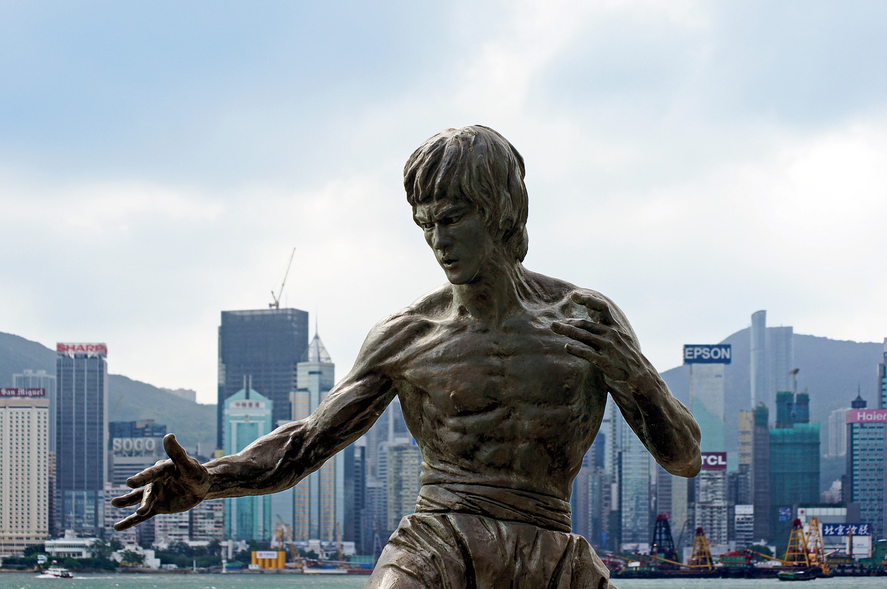 Bruce Lee, Honkongas, Honkongas Viktorija Uostas, Hong Kongo Panorama, Asija, Kinija, Kelionė, Pastatas, Architektūra, Nemokamos Nuotraukos