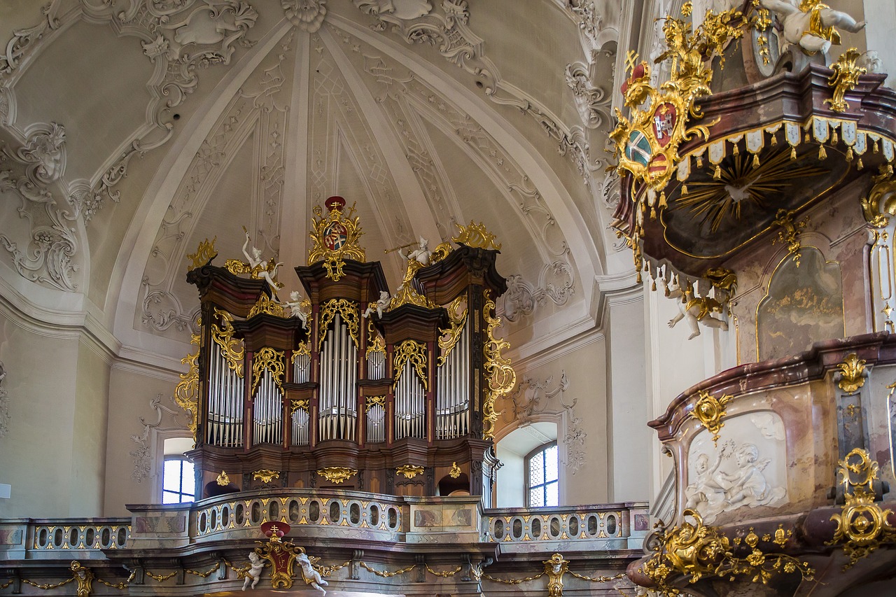 Bruchsal, St Peterio Bažnyčia, St Peter, Barokas, Balthasar Neumann, Organas, Romos Katalikų, Nemokamos Nuotraukos,  Nemokama Licenzija