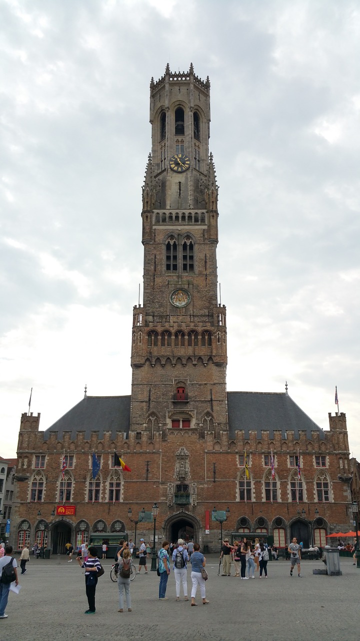 Bruges, Belgija, Kanalas, Brugge, Viduramžių, Orientyras, Varpinė, Nemokamos Nuotraukos,  Nemokama Licenzija