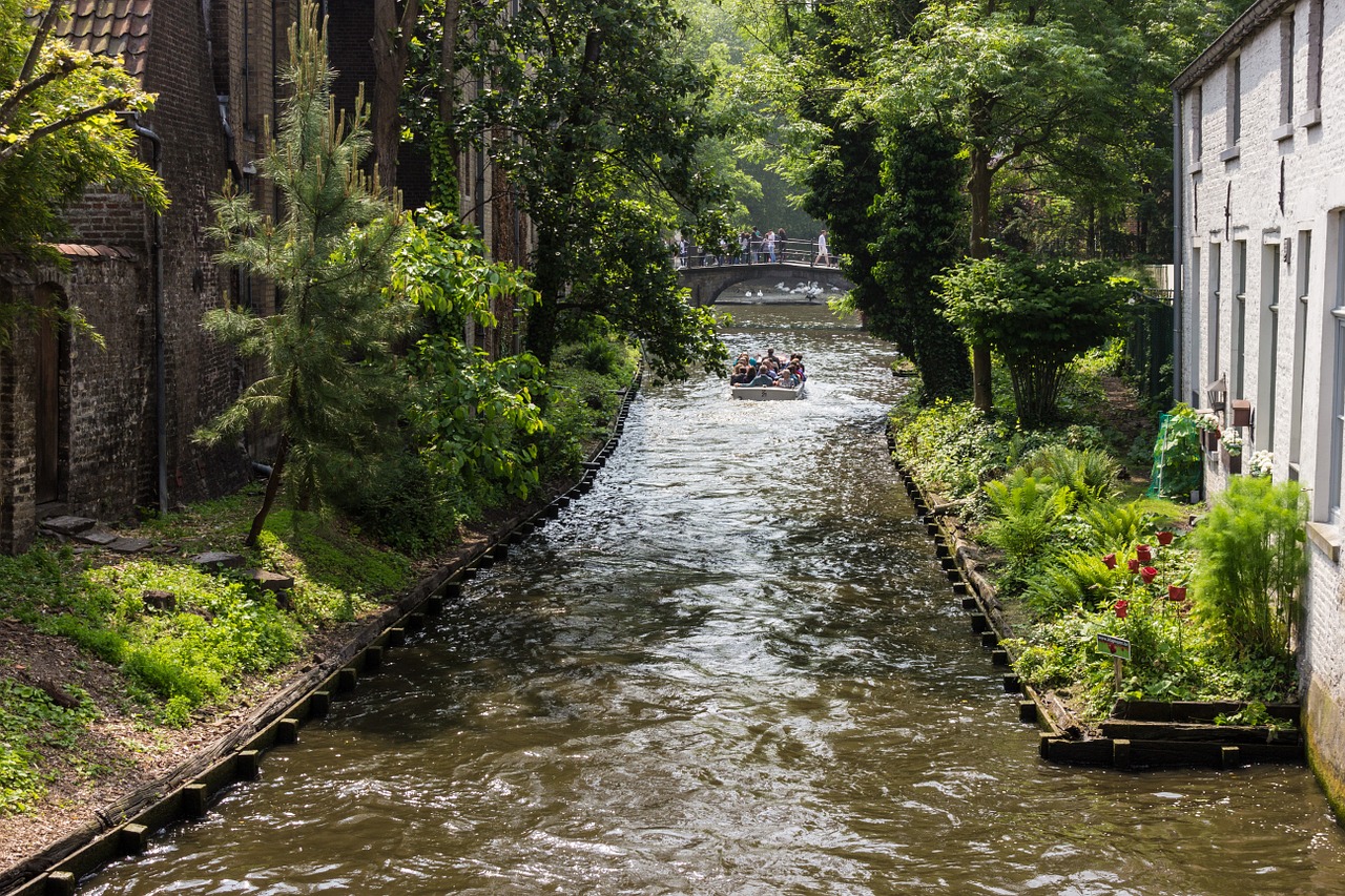 Bruges, Belgija, Kanalas, Kanalai, Istoriškai, Romantiškas, Lankytinos Vietos, Nemokamos Nuotraukos,  Nemokama Licenzija