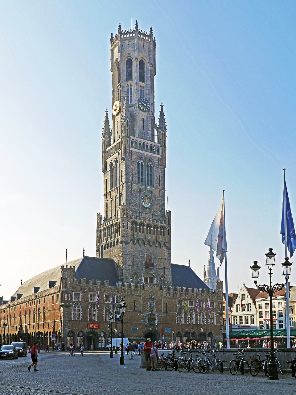 Bruges, Varpinė, Orientyras, Centrum, Pasaulio Paveldo Vieta, Didelė Rinka, Flanders, Belgija, Architektūra, Lankytinos Vietos