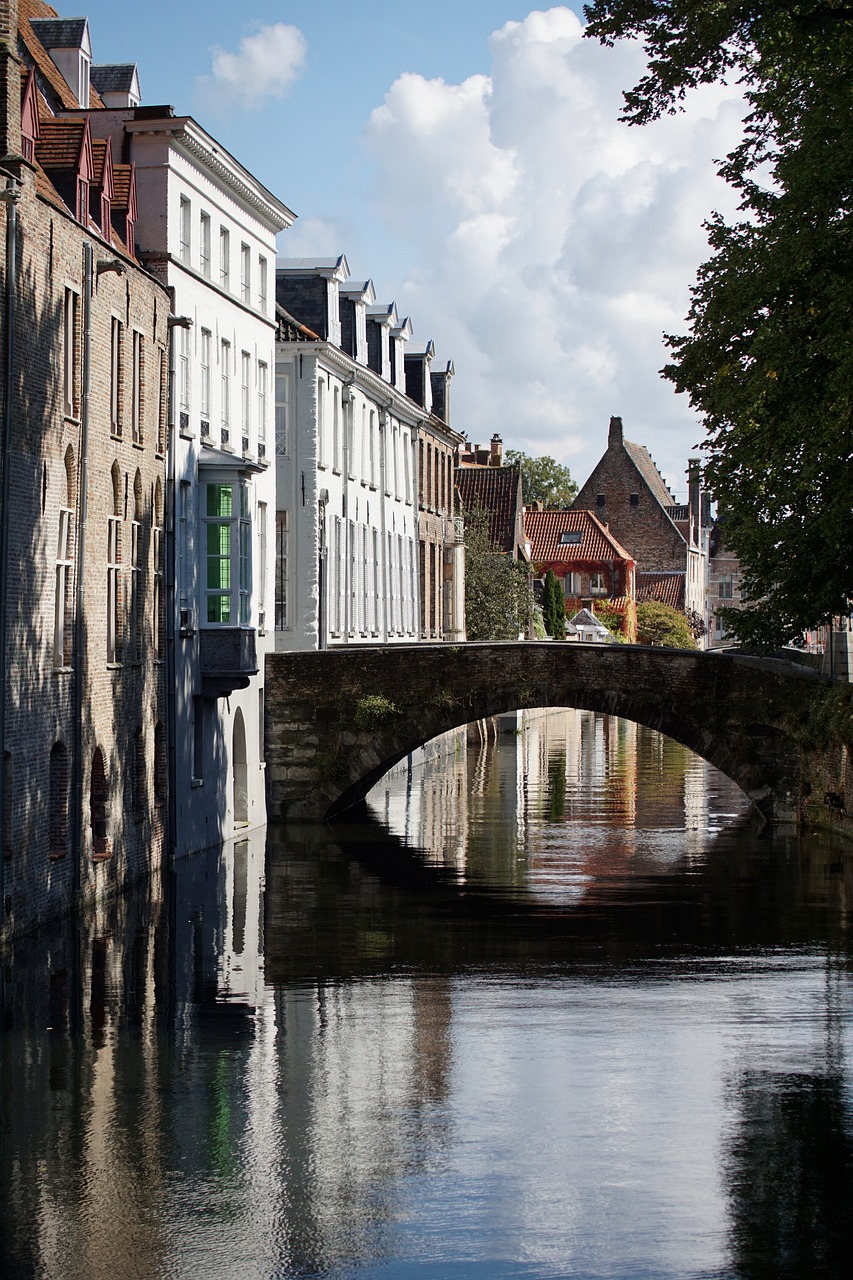 Bruges, Viduramžių, Tiltas, Kanalas, Miestas, Nemokamos Nuotraukos,  Nemokama Licenzija