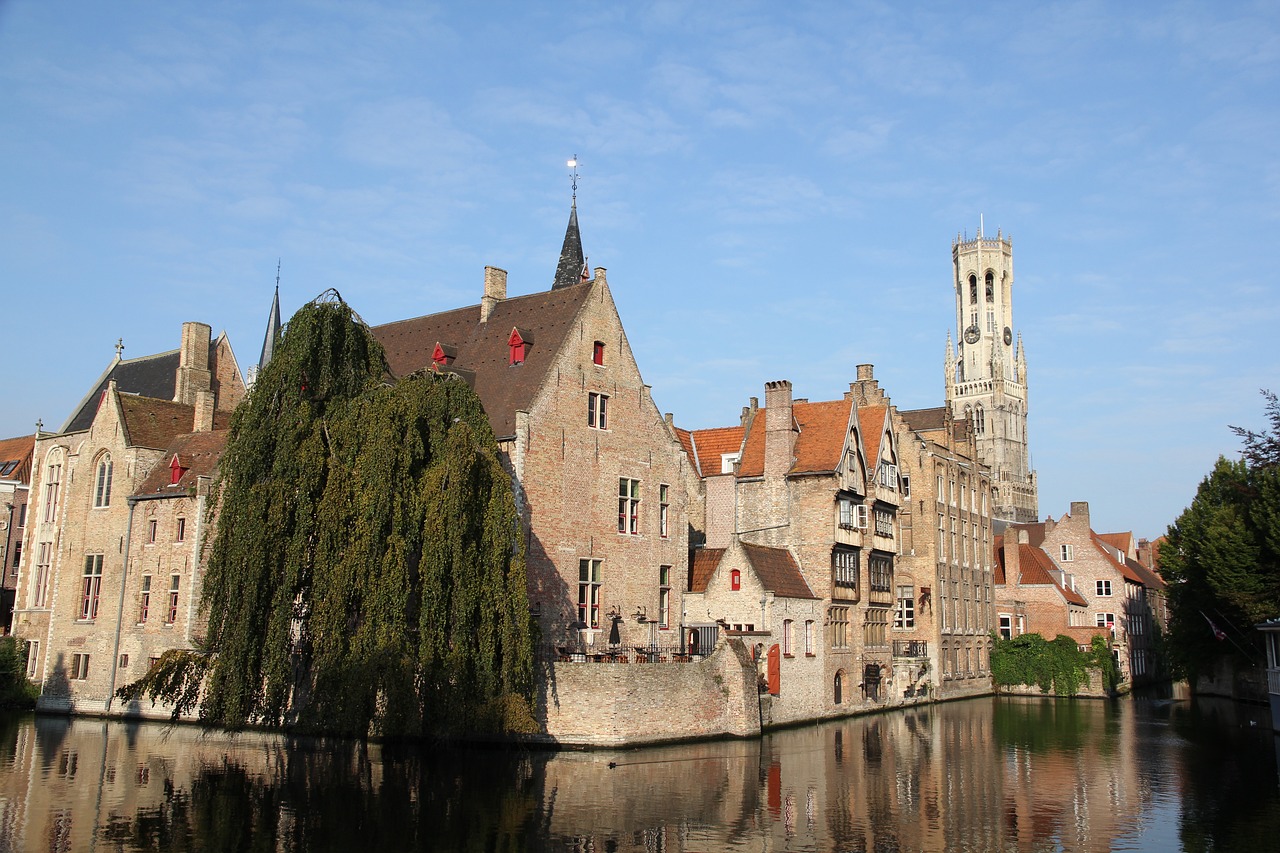 Bruges, Belgija, Romantiškas, Kanalas, Lankytinos Vietos, Kanalai, Senamiestis, Nemokamos Nuotraukos,  Nemokama Licenzija
