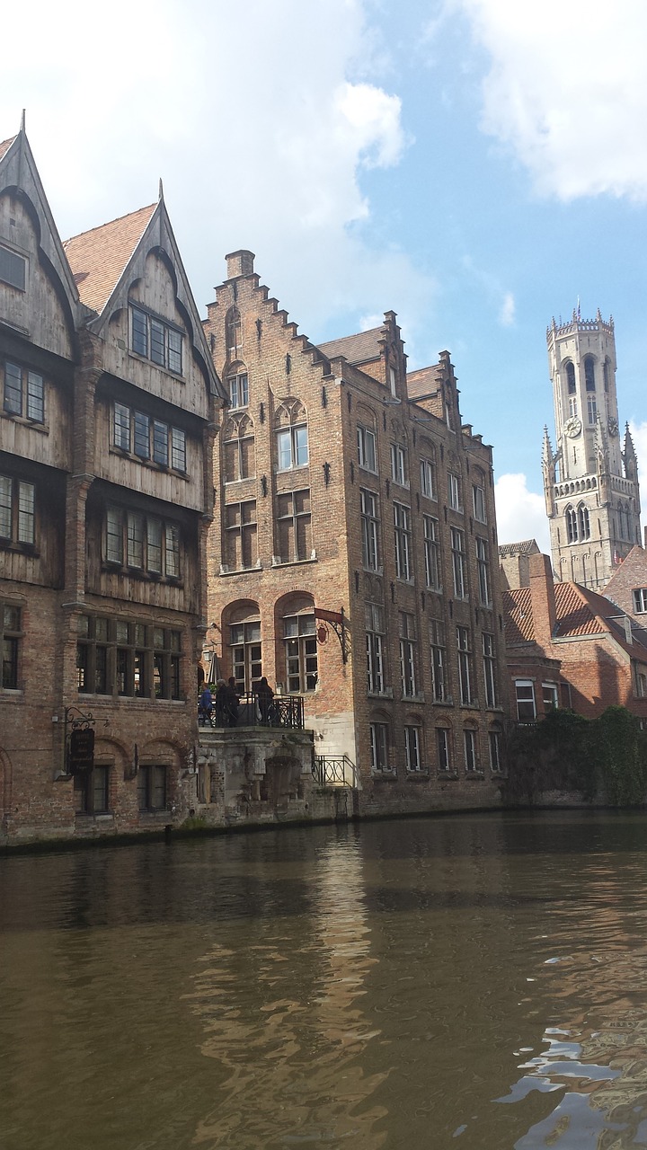 Bruges, Kanalas, Belgija, Nemokamos Nuotraukos,  Nemokama Licenzija