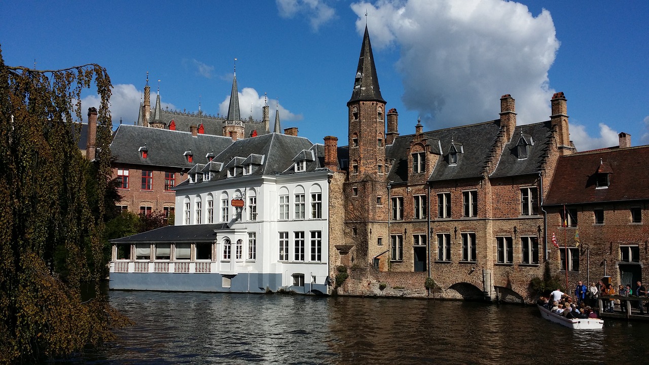 Brugge, Belgija, Kanalai Belgijoje, Nemokamos Nuotraukos,  Nemokama Licenzija