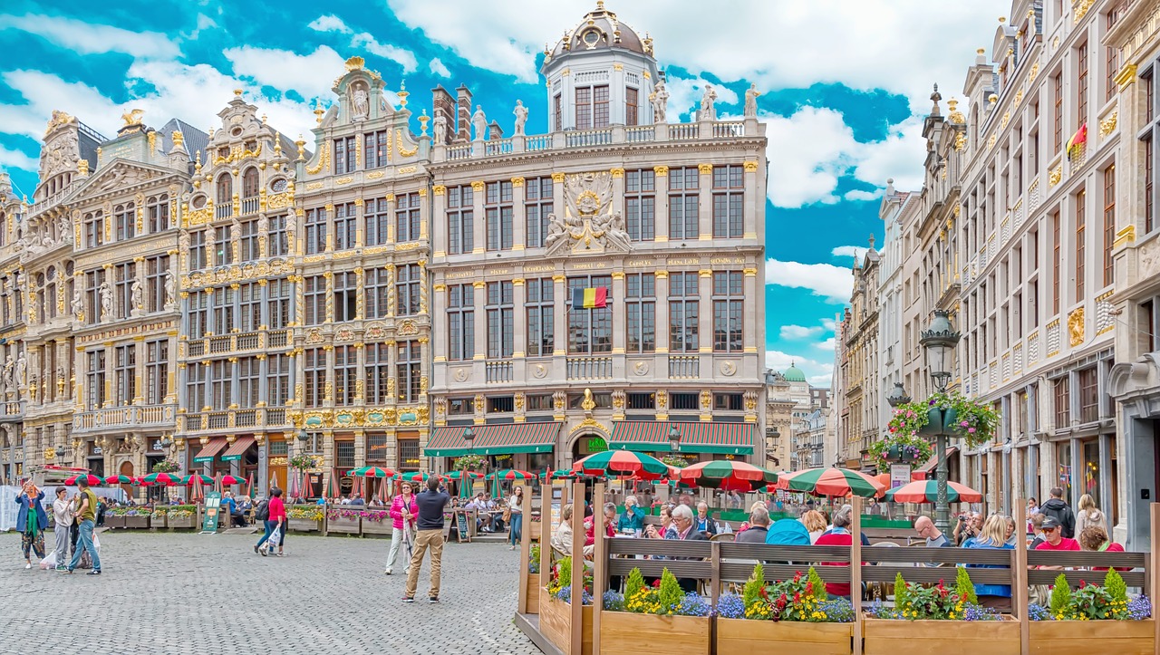 Briuselis, Grote Markt, Brussels Belgium, Architektūra, Pagrindinė Aikštė, Belgija, Kvadratiniai Brusseliai, Istorinis Miestas, Panorama, Briuselio Panorama