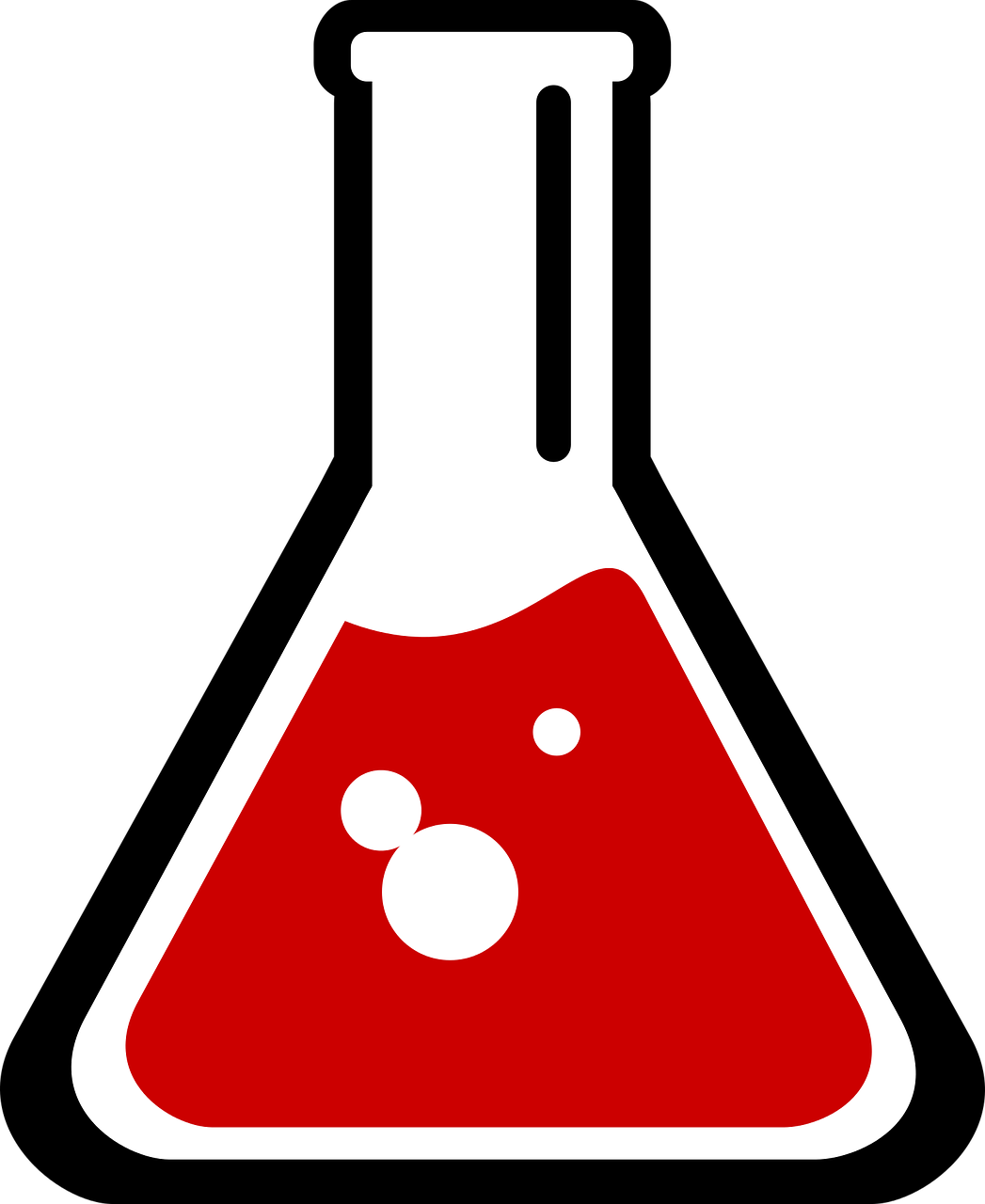 Burbulas, Cheminis, Chemija, Stiklas, Laboratorija, Reakcija, Raudona, Tyrimai, Mokslas, Vamzdis