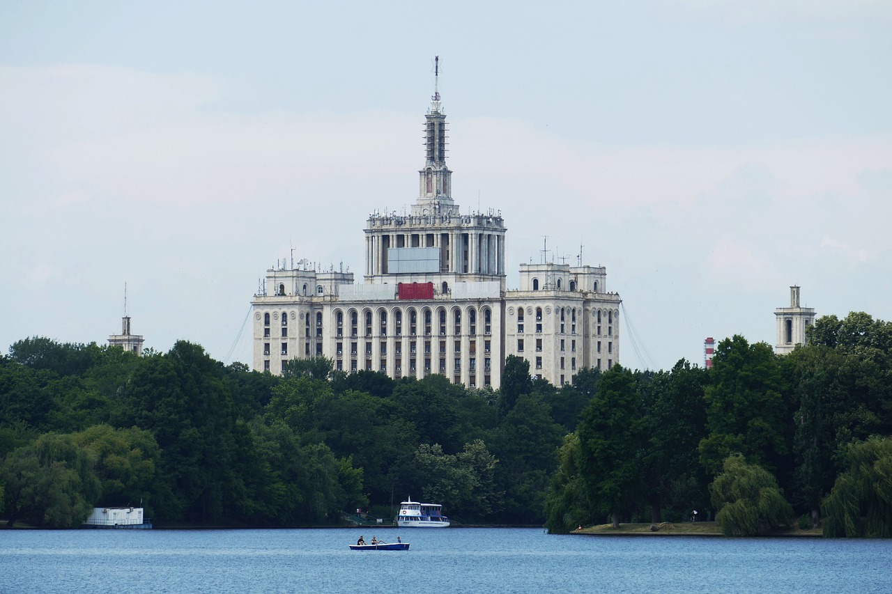 Bukareštas, Romanija, Kapitalas, Lankytinos Vietos, Pastatas, Fasadas, Vyriausybė, Rūmai, Komunizmas, Ceausescu