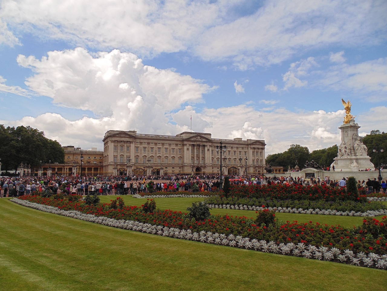 Buckingham, Rūmai, Londonas, Anglija, Uk, Britanija, Britanija, Anglų, Karalienė, Nemokamos Nuotraukos