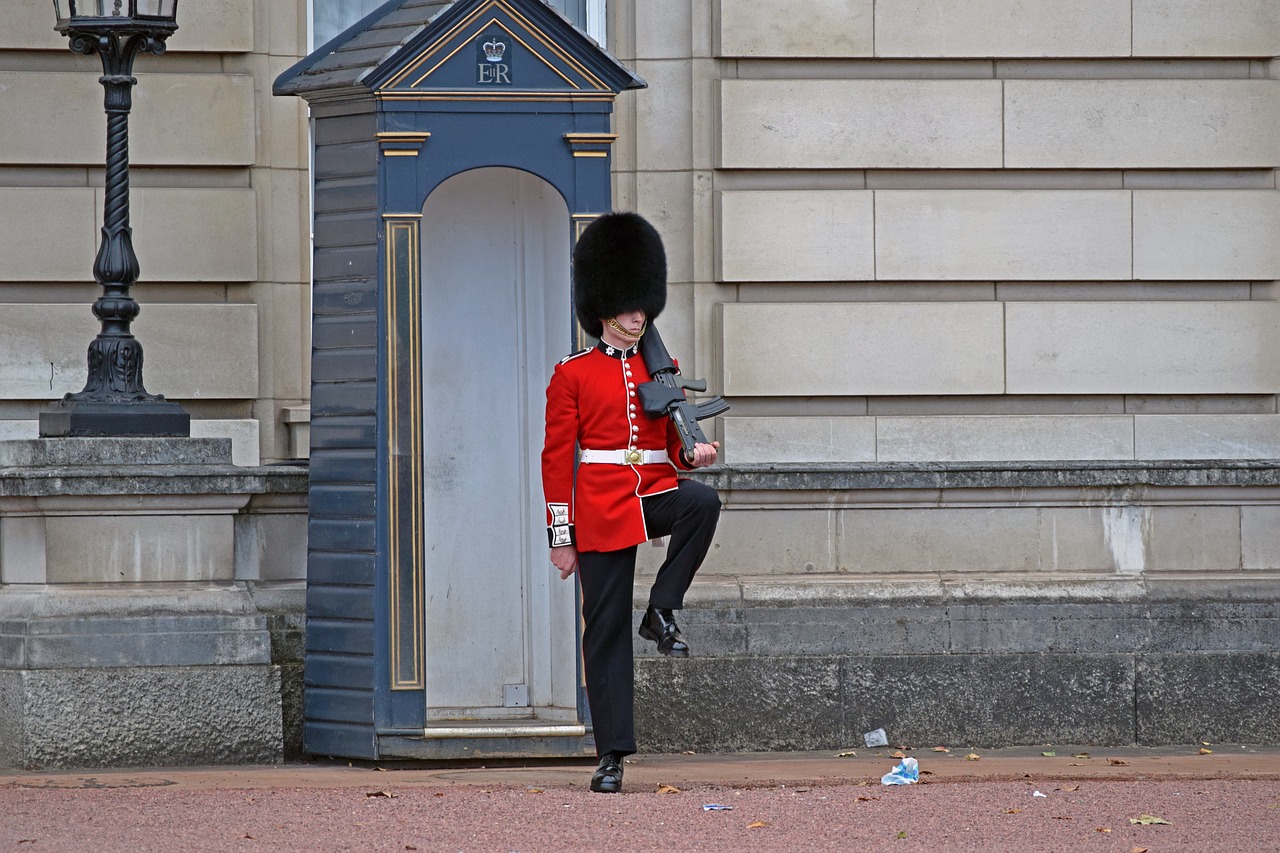 Bekingemo Rūmų Sargyba, Londonas, Anglija, Honoraras, Apsauga, Kareivis, Tradicija, Kultūra, Kariuomenė, Uniforma