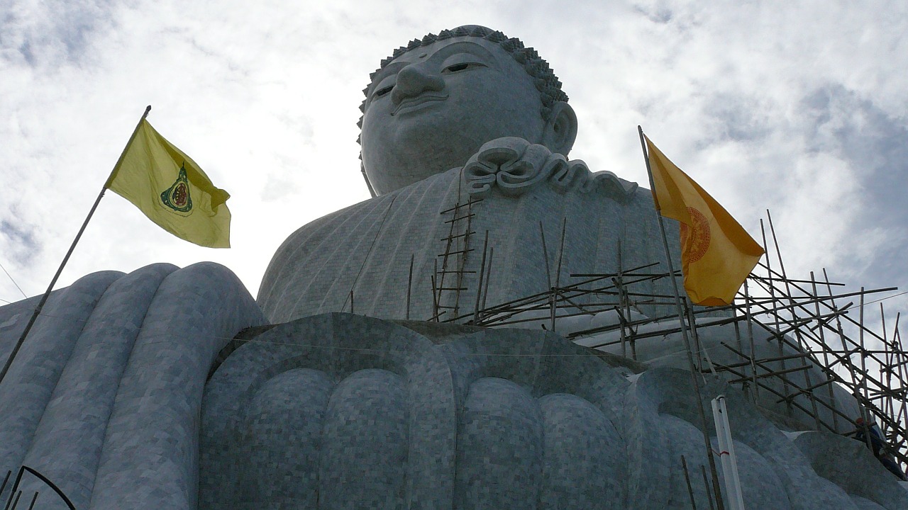 Buda, Statula, Phuket, Orientyras, Skulptūra, Mūrinis Mūras, Akmuo, Istorija, Istorinis, Senas