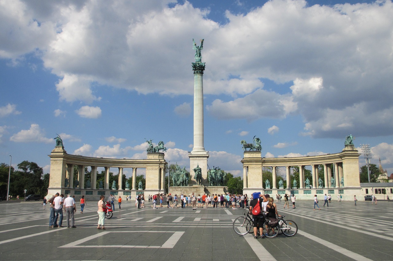 Budapest, Vengrija, Plaza, Herojai, Paminklas, Nemokamos Nuotraukos,  Nemokama Licenzija