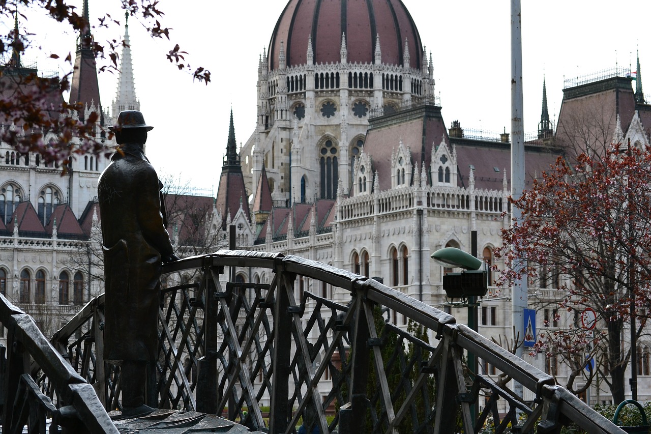 Budapest, Parlamentas, Kraštovaizdis, Tiltas, Architektūra, Pastatas, Turizmas, Senas, Gotika, Vengrija