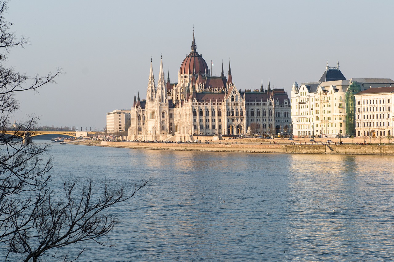 Budapeštas,  Parlamentas,  Upė,  Vandens,  Dunojaus,  Atspindys,  Vengrija,  Statyba,  Quay,  Miestas