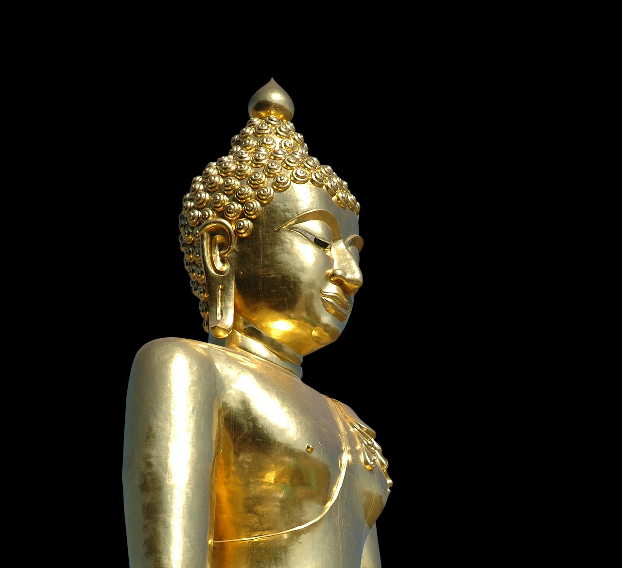 Buda, Auksas, Statula, Budizmas, Tailandas, Asija, Nemokamos Nuotraukos,  Nemokama Licenzija
