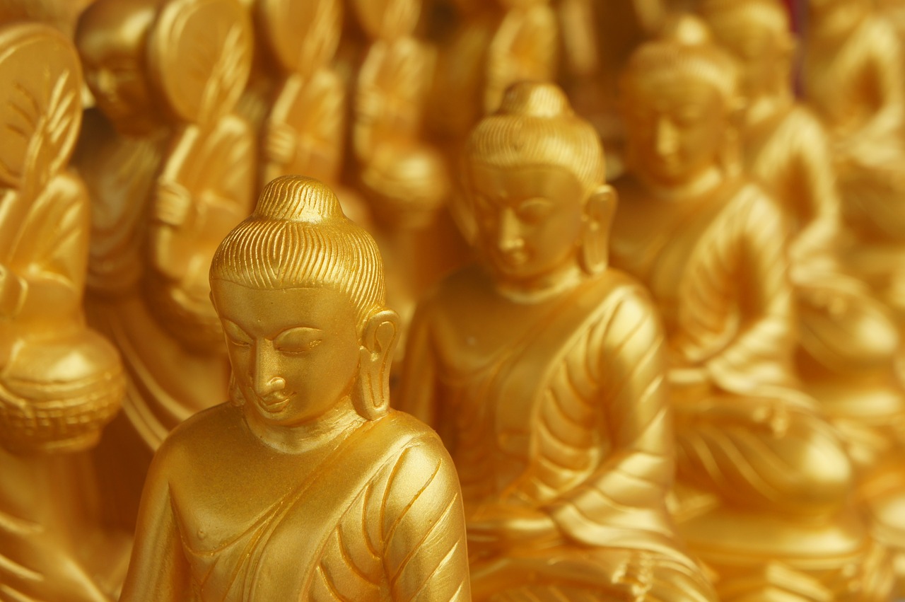 Buda, Auksas, Budizmas, Asija, Paauksuotas, Transcendencija, Auksinė Buda, Mianmaras, Nemokamos Nuotraukos,  Nemokama Licenzija