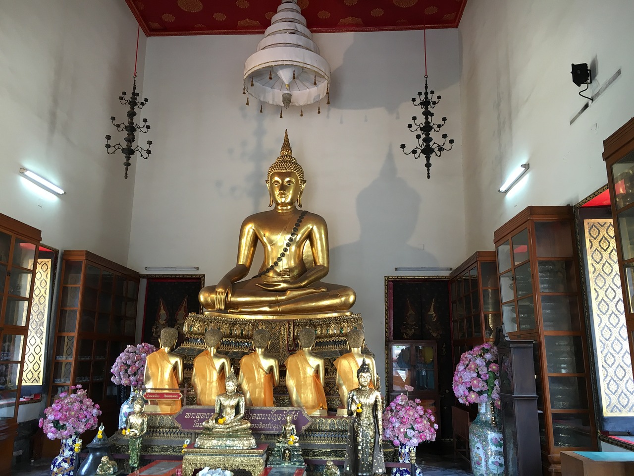 Buda, Tailandas, Asija, Auksas, Budizmas, Šventykla, Į Pietryčius, Didelis, Didelis, Didžioji Buda