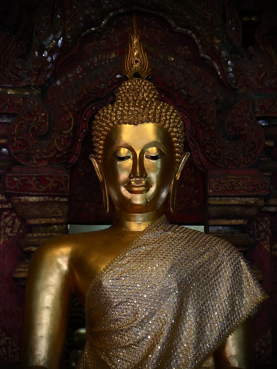 Buda, Religija, Statula, Budizmas, Religinis, Tailandas, Auksas, Auksinis, Asija, Wat