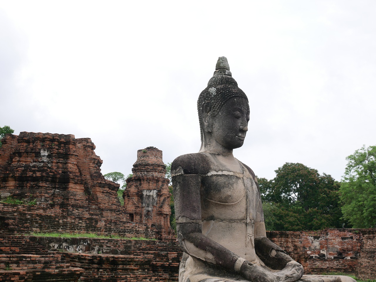 Buda, Tailandas, Ayutthaya, Nemokamos Nuotraukos,  Nemokama Licenzija