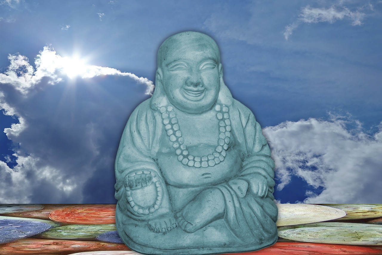 Buda, Dangus, Akmens Figūra, Atsipalaidavimas, Meditacija, Religija, Budizmas, Atspindys, Jėga, Poilsis